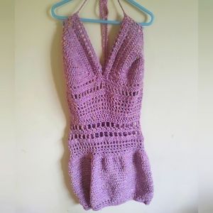 🔥✨Hot Mesh Handmade Crochet Mini Dress💫